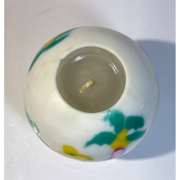 Lifelines Ball Candle With Colorful Tropical Design 3" - Picture 2 of 5